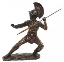 Gladiatorius su ietimi. Aukštis: 25cm.