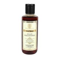 Natūralus šampūnas su sandalmedžiu ir medumi: nuo pleiskanų (210 ml), Žolelių šampūnas Sandalmedis ir Medus, Khadi Natural 210ml