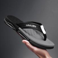 Lu Lu'an summer platform flip-flops sandals men's slippers wear non-slip fashion new beach shoes slippers 39 tamsiai pilka spalva