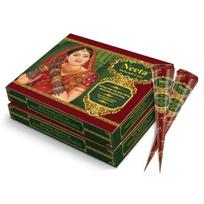Neeta Mehendi Kūgis Kūno Menas Visiškai Natūralus Žolelių Grynas Chna Pasta (12 vienetų dėžutėje) Pakuotėje 2 vnt