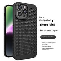 Tuščiaviduris aušinantis šilumos išsklaidymo telefono dėklas, skirtas iPhone 16 15 14 Plus 13 12 11 Pro Max, metalinis objektyvo apsauginis kvėpuojantis dangtelis iPhone 15