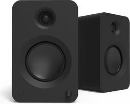 "Kanto Ren" 200 W galios garsiakalbių sistema su HDMI ARC įvestimi televizoriui ir namų kino teatrui, USB-C ir "Bluetooth 5.3", aukšto/žemo dažnio filtras, pora, matinės juodos spalvos