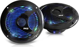 "Pyle plmr6leb" juodos spalvos garsiakalbiai 45 - 16000 Hz; laidiniai (2-viečiai, 2.0 kanalo, 4 omai, juodi)