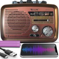"Retoo" radijo imtuvas "Bluetooth FM" Retro nostalgija medžio išvaizdos derliaus radijo kompaktiška sistema palaiko USB SD kortelės lizdą Paprastas virtuvės radijo imtuvas biurui, namams, senjorams
