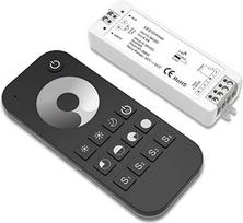 LEDmich SMD LED Strip Wireless Dimmer 2.4 GHz with Receiver and Touch Pin Remote Control 12 V 24 V Dimmable from 5 V - 36 V