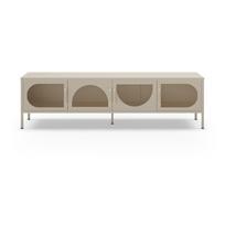 TV spintelė kreminės spalvos 180x50 cm Tayra – Marckeric