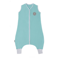 Natulino LITTLE WALKERS dvisluoksnis kūdikio miegmaišis Natural Mint & White