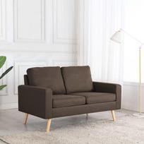Dvivietė sofa, ruda