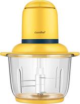 "Comfee" MJ-FM4001W elektrinis virtuvinis smulkintuvas, 2 peiliai, smulkintuvas, 2 greičiai, 2 l talpa, 300 W, geltonos spalvos