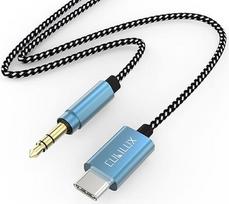 "Cubilux" USB-C-3,5 mm automobilinio garso kabelis [96KHz/24Bit DAC], suderinamas su "Google Pixel 9/8/7/6 Pro", 8a/7a/6a/5a, sulankstomu, planšetiniu kompiuteriu, "Moto Razr 2024", "Edge 50/40/30", C tipo 1/8" papildomu kabeliu, 6 pėdos