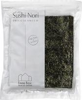 "Emma Basic" - "Sushi Nori" jūros dumbliai (40 lapelių) - jauni ir traškūs | Aukšta kokybė | Lengvai skrudinti | Daug baltymų ir skaidulų | Mažai sočiųjų riebalų