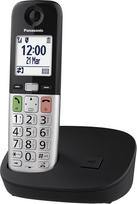 "Panasonic" KX-TGU410EXB skaitmeninis belaidis telefonas su atsakikliu, baziniu įrenginiu ir 1 rageliais, LCD ekranu, mėgstamiausiais skambučiais, žibintuvėliu, suderinamas su klausos aparatu - juodai sidabrinis