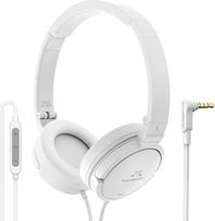 "SoundMAGIC P22C" ausinės nešiojamos "Hi Fidelity Stereo" laidinės lengvos sulankstomos ausinės su mikrofonu (P22Cwhite)