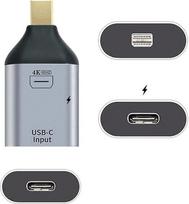 "xiwai" USB-C tipo C moteriškos lyties į "Mini Displayport DP" kriauklę HDTV ir PD maitinimo šaltinis 4K 60hz 1080p telefonui ir nešiojamajam kompiuteriui