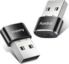 AUEDROT pelės žiogelis neaptinkamas USB pelės judintuvas su perjungimo mygtuku, metalinis pelės judintuvas automatinis pelės žiogelis su 2 žiogelio režimais, "Plug & Play", neleidžia kompiuteriui / nešiojamajam kompiuteriui pabusti, juodas, 2 vnt.