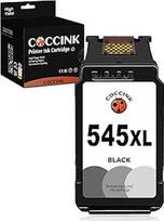 COCCINK PG-545 XL (1 juodos spalvos) atkurtos "Canon" 545XL rašalo kasetės, skirtos PIXMA MG2450 MG2455 MG2550 MG2555 TS205 TS305 iP2800 iP2850 iP2855 MG2950 MG2955 MX495 TR4500 TR4651 spausdintuvui