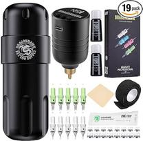 Dragonhawk S8 tatuiruočių mašinų rinkinys Belaidis akumuliatoriaus rašiklis Maschine Rotary Tattoo Motor Pen su tatuiruočių kasetėmis Tatuiruočių menininkams