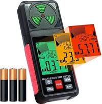 EMF matuoklis Radiacijos detektorius Skaitmeninis elektromagnetinių laukų rankinis EF/MF/RF elektromagnetinės spinduliuotės matuoklis su LCD signalu EMF patikrinimai namuose, biure, lauke