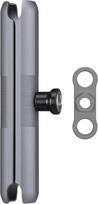 FANAUE Dvigubas lizdas, suderinamas su RAM laikikliais su 1 colio kamuoliu ir motociklo dviračio telefono laikikliu, tinka visiems pramonės standartiniams 1 colio/25,4 mm/B tipo kamuolio adapteriams, aliuminis 6,06 colio su apsauga nuo vagystės