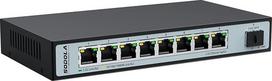 SODOLA 8 prievadų 2,5G tinklo komutatorius su 10G SFP+, 60Gb/s komutavimo pajėgumas, "Plug & Play", montuojamas ant sienos, metalinis korpusas, daugiagigabitinis nevaldomas tinklo komutatorius