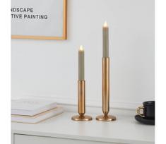 Eglo 422221 - KOMPLEKTAS 2x LED Žvakė ANTANABE LED/1xAAA 15 cm smėlio spalva