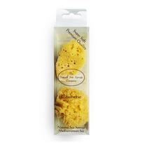 Hydrea London Cosmetic Natural Sea Sponge Set Natūralios kempinėlės veidui, Yellow