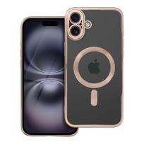 ELECTRO MAG COVER case compatible with MagSafe for IPHONE 16 Plus, brown