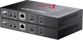 "AV Access eARC" HDMI ilgintuvas, 4K @ 60Hz per CAT6a/7 Ethernet kabelį iki 130 pėdų/40 m, patobulintas ARC, PCM 7.1 ir HBR garsas, HDCP2.3, HDMI2.0, CEC, PoC ir IR, "Atmos" ir DTS-X, HDR Dolby Vision