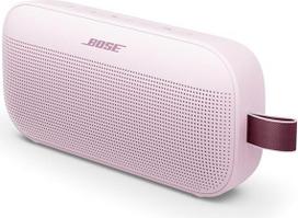 "Bose SoundLink Flex" nešiojamasis "Bluetooth" garsiakalbis (2 kartos), lauko garsiakalbis, atsparus vandeniui ir dulkėms, skleidžia tikrovišką garsą, iki 12 valandų veikianti baterija, gėlių rožinės spalvos - ribotas tiražas