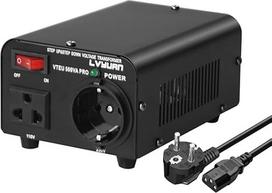 "Cantonape" 500 W įtampos keitiklis, 230 V į 110 V JAV įtampos keitiklis Toroidinio branduolio transformatorius 500VA Pro - įėjimas: 110 V arba 220 V / išėjimas: 110 V ir 220 V
