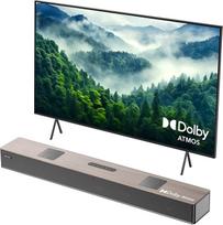 "Hiwill WoNoble A502" 5.2.2 colių medinė "Dolby Atmos" garso juosta, "viskas viename" garso juosta išmaniajam televizoriui su dviem įmontuotais žemų dažnių garsiakalbiais, 400 W erdvinio garso sistema televizoriaus garsiakalbiams