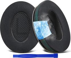 "SoloWIT" vėsinančio gelio pakaitiniai ausų įdėklai "Bose QuietComfort 35" (QC35) ir "Quiet Comfort 35 II" (QC35 II) ausinėms per ausis Triukšmą izoliuojančios putos
