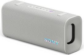 "Sony ULT Field 3" nešiojamasis "Bluetooth" garsiakalbis su "ULT Power Sound", 24 valandų baterija, IP67, atsparus vandeniui, dulkėms, smūgiams, nuimamas dirželis per petį, kompaktiškas, baltos spalvos
