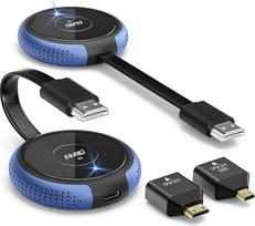 HDMI belaidis siųstuvas ir imtuvas - AIMIBO HDMI radijo perdavimo 4K/5G siųstuvas ir imtuvas, 100FT/30M ekrano perdavimas iš nešiojamojo kompiuterio / fotoaparato / TV dėžutės į monitorių / projektorių