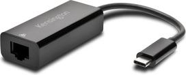 Kensington CA1100E USB-C auf Ethernet-Adapter, Thunderbolt 3, RJ-45-Buchse, Windows, Macbook und Chromebook kompatibel - Plug-and-Play Design, Direkte und sichere Verbindung zum Internet