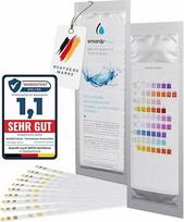 SMARDY rinkinys - 10x vandens testo juostelės 9-in-1, skirtos geriamajam vandeniui greitai ir lengvai patikrinti vandens kokybę