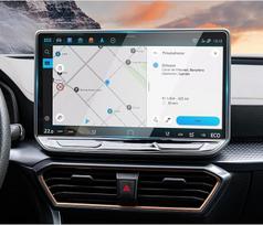 YEE PIN suderinama su Passat B9/ Golf 8.5/Tiguan 3/ID.4/ID.5/Cupra Formentor Born Leon 2024 2025 navigacijos ekrano apsauga, 9H grūdinto stiklo ekrano apsauga (12,9 colio)