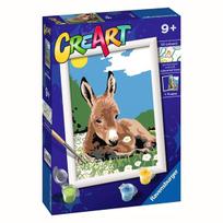 Piešimo rinkinys pagal skaičius Ravensburger CreArt Mažasis asilas Nr. 23614
