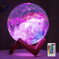 Mėnulio 3D Nakties Lempa Galaxy