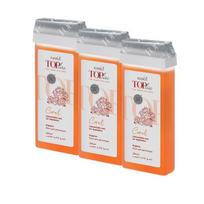 Depiliacinis vaškas Italwax TopFormula Coral, 100ml x3