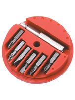 Atsuktuvų antgalių rinkinys TOP TOOLS 7 vnt. (4, 5, 6 mm, PH1, PH2, PZ1, PZ2)