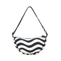 New simple bag women's messenger bag fashion shoulder bag women's printed dumpling bag women's satchel versatile small cloth bag
