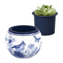 3D Puzzle Planter DIY Flower Pot Interlocking Puzzle Pieces Succulents Planter for Home Office Desk Decor Indoor Cactus A