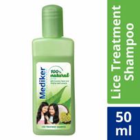 Mediker Šampūnas nuo utėlių 50ml | Natūralus utėlių šalinimas su nimbamedžiu ir kokosu | Švelnus ir neskausmingas plaukų gydymas