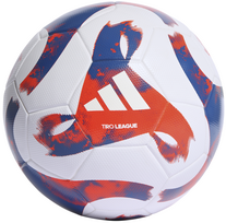 Adidas Futbolo Kamuolys Tiro League TSBE White Blue Red HT2422