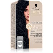 Schwarzkopf Creme Supreme ilgalaikiai plaukų dažai atspalvis 1-1 Cool Black 60 ml