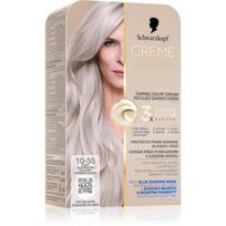 Schwarzkopf Creme Supreme ilgalaikiai plaukų dažai atspalvis 10-55 Cool Silverblond 60 ml