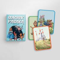 Kortų žaidimas „Sukurk pasaką“