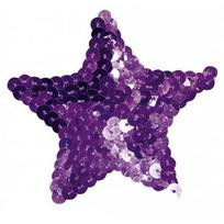 Bad Kitty Nipple Pasties violetiniai spenelių papuošalai - žvaigždutės