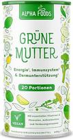 "Grüne Mutter 2.0" - originalas - akacijų skaidulų milteliai, kviečių žolė, dilgėlės, pieno dilgėlės, liucerna, chlorelė, mazginių gysločių milteliai ir dar daugiau - kokteilis - 600 g miltelių
